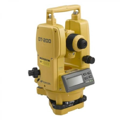 Topcon DT-200 Series Electronic Digital Theodolite IP66 45mm Objective Lens DT-205L