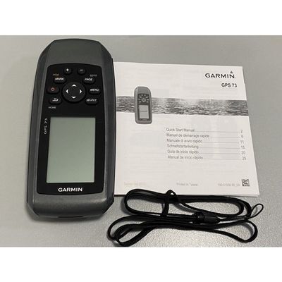 Garmin 73 maneja GPS Navegador portátil de GPS fácil de usar con 4 niveles Tipo de pantalla LCD gris y 50 rutas de navegación